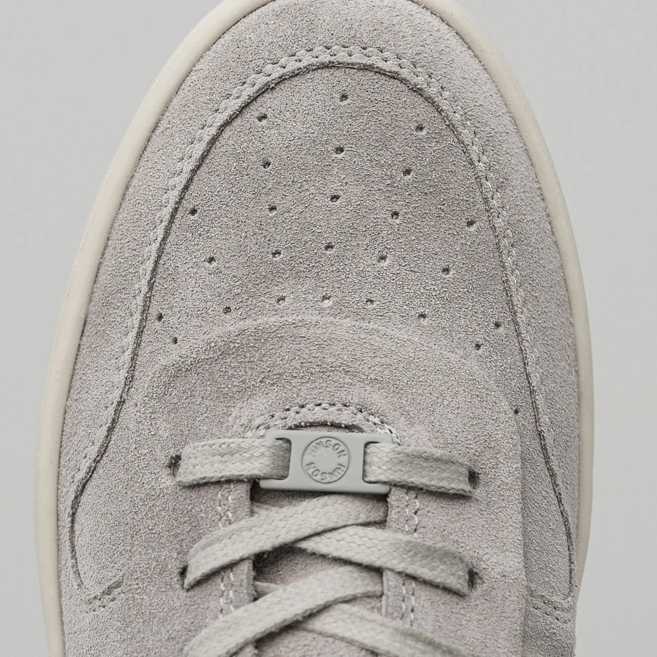Hinson Bennet Sonder Eight Lt Grey Leather Suede