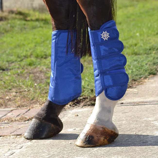 Horse Boots Blue - Set of 4