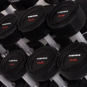 INSPIRE 15LB URETHANE DUMBBELL