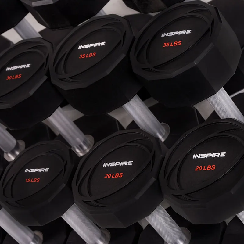 INSPIRE 15LB URETHANE DUMBBELL