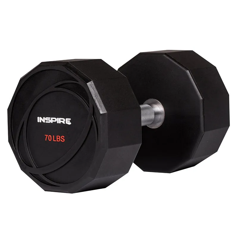 INSPIRE 15LB URETHANE DUMBBELL