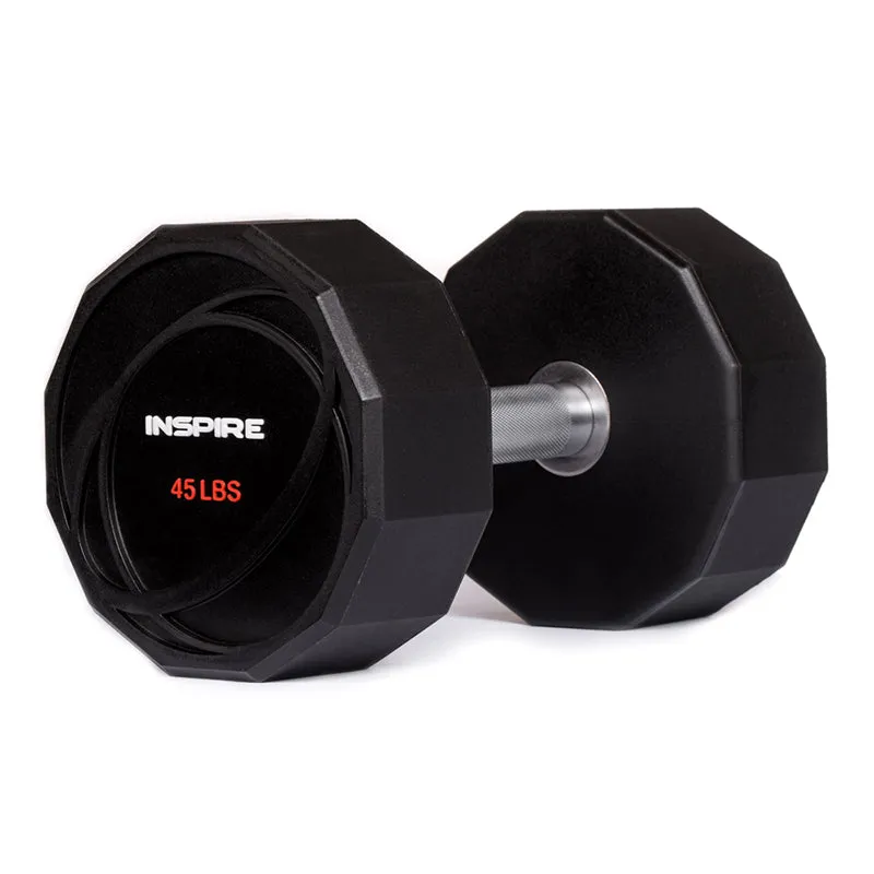 INSPIRE 15LB URETHANE DUMBBELL