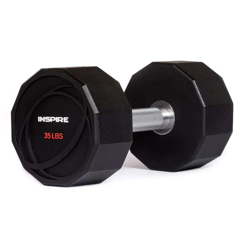 INSPIRE 15LB URETHANE DUMBBELL