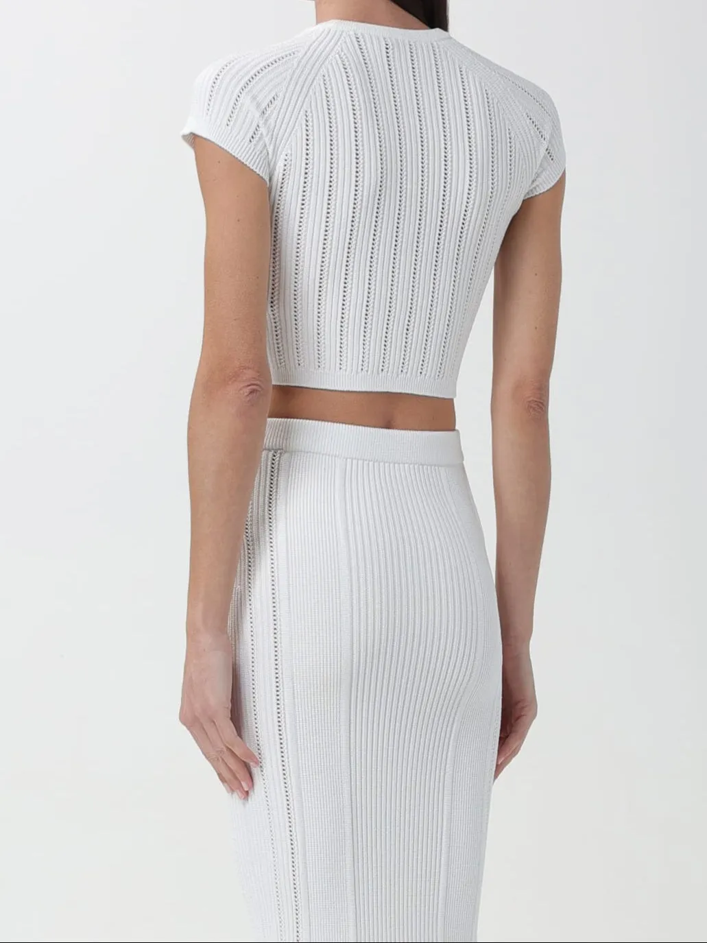 Joni Rib Knit Crop Top & Midi Skirt Set