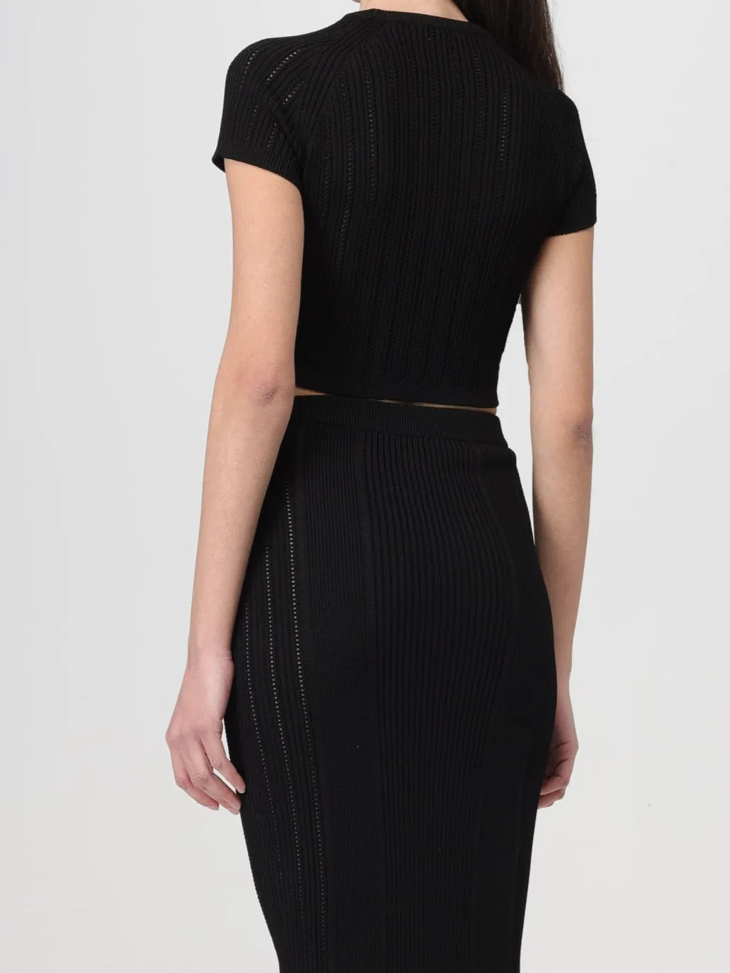 Joni Rib Knit Crop Top & Midi Skirt Set