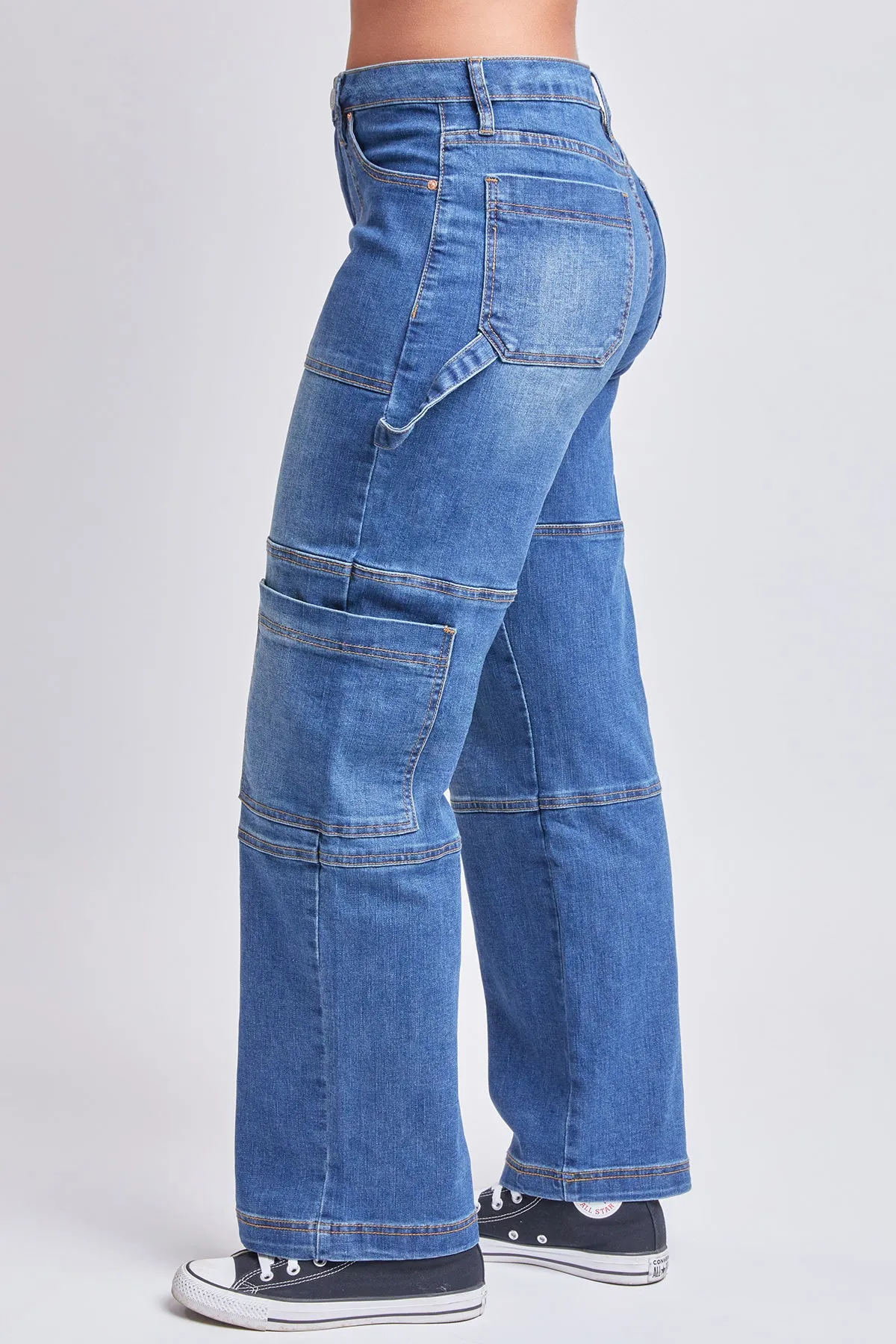 Junior High Rise Straight Leg Cargo Jeans , Pack of 12