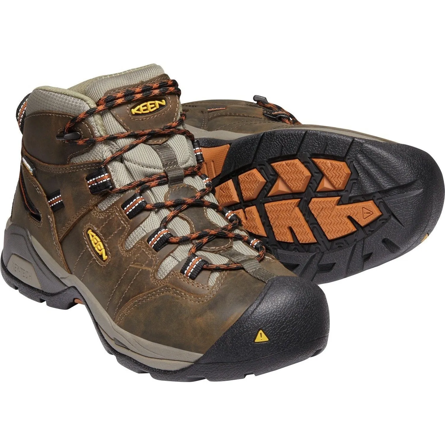 Keen Utility Men's Detroit Extreme Waterproof Soft Toe Work Boot - Brown - 1020039