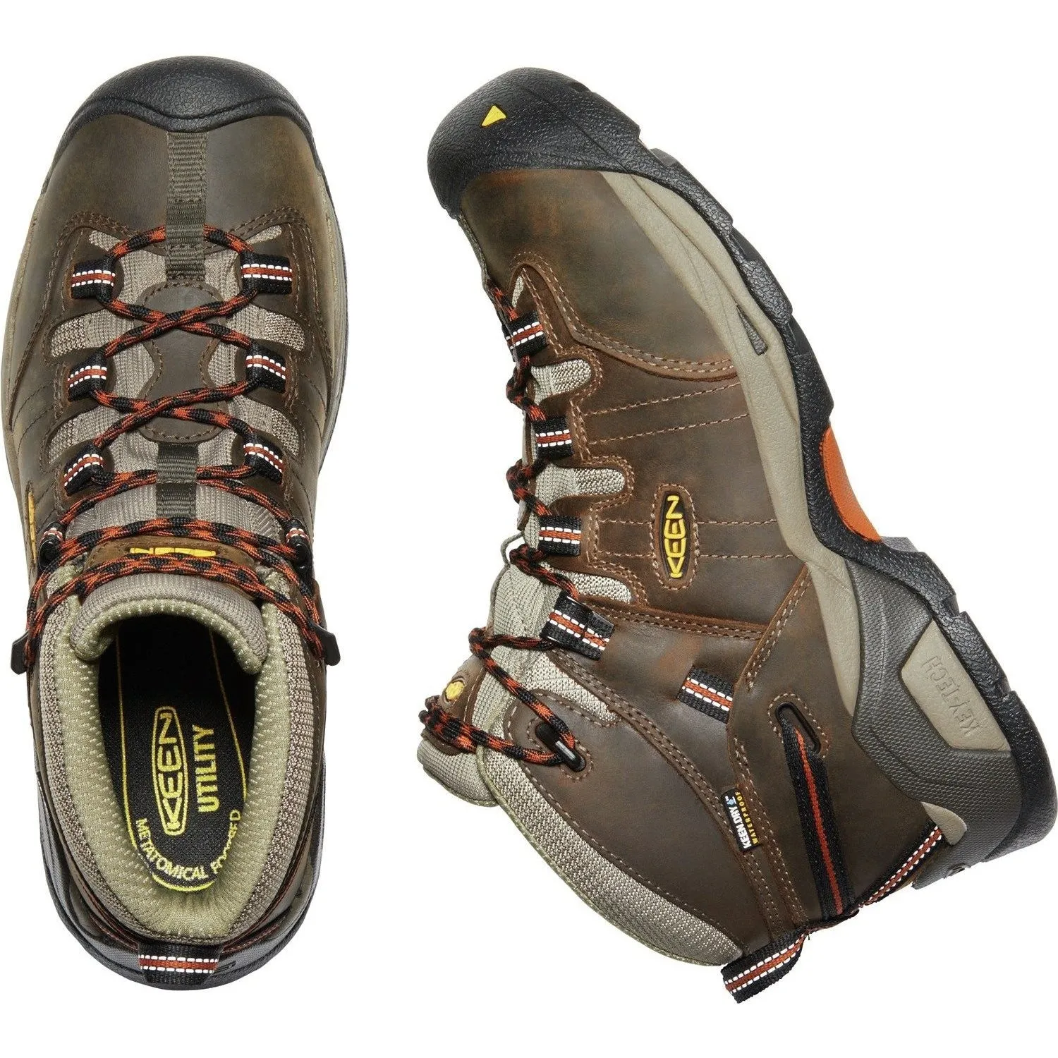 Keen Utility Men's Detroit Extreme Waterproof Soft Toe Work Boot - Brown - 1020039