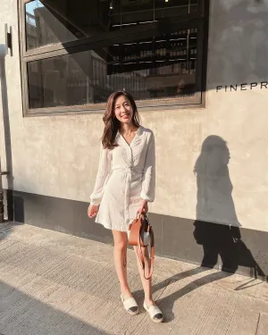 Knot Front Shirt Dress