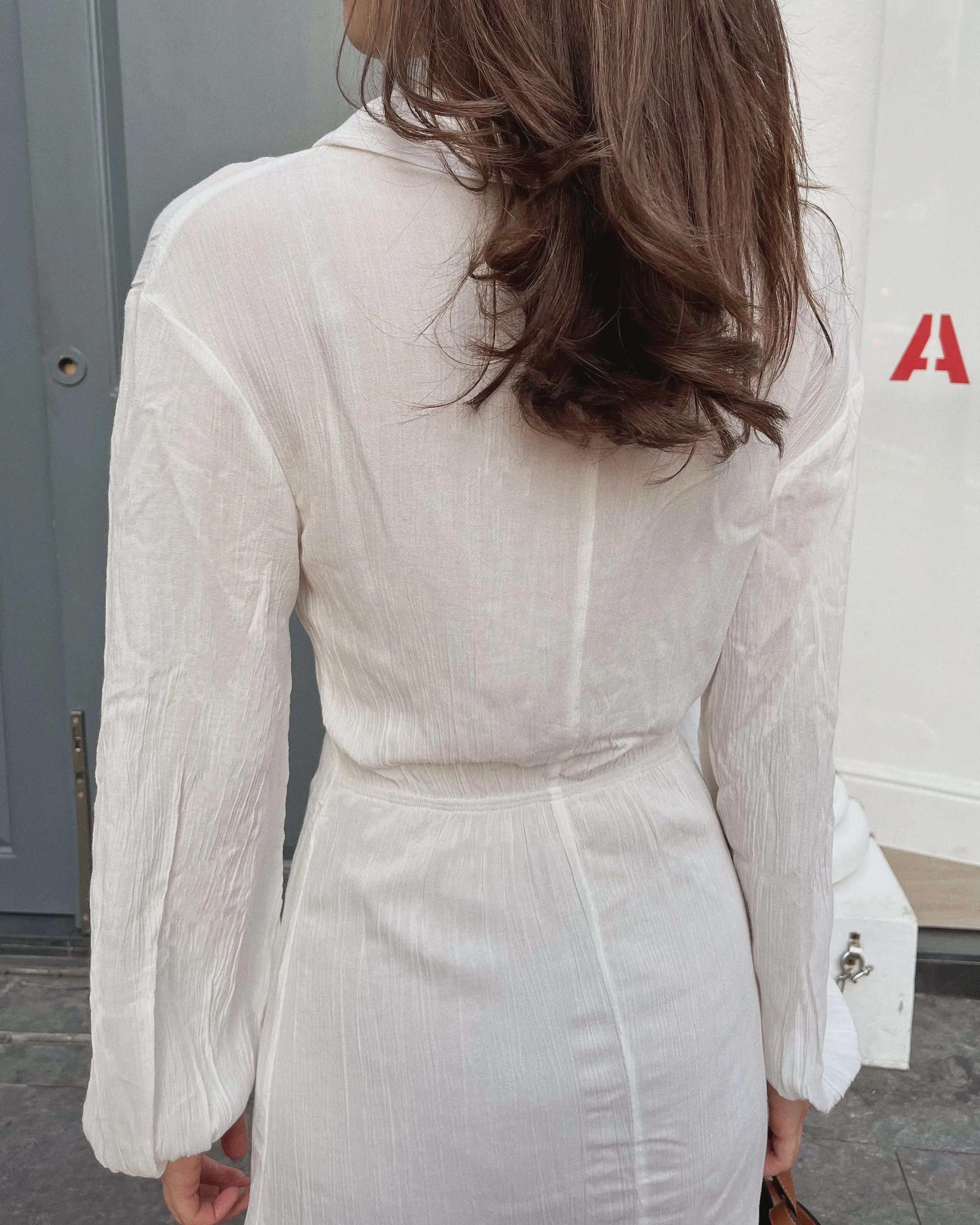 Knot Front Shirt Dress