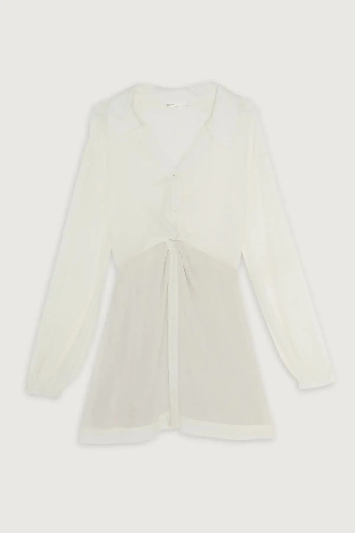 Knot Front Shirt Dress
