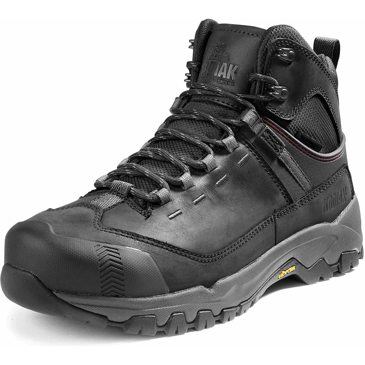 Kodiak Men's Quest Bound Composite Toe Waterproof Hiker Work Boot -Black- 4TELBK
