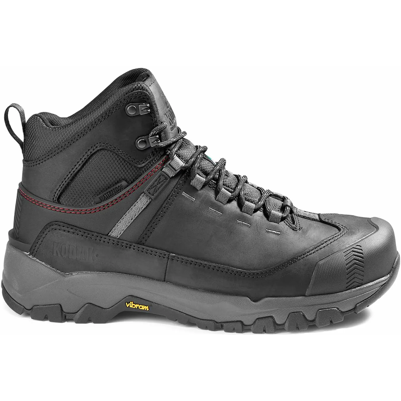 Kodiak Men's Quest Bound Composite Toe Waterproof Hiker Work Boot -Black- 4TELBK