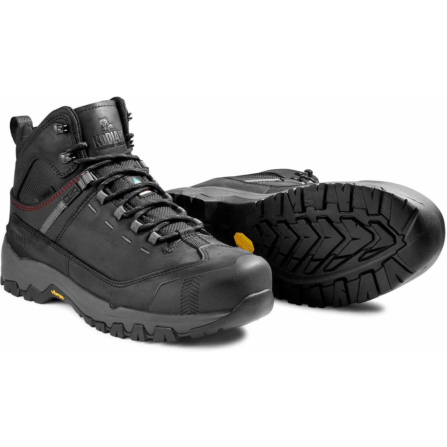 Kodiak Men's Quest Bound Composite Toe Waterproof Hiker Work Boot -Black- 4TELBK