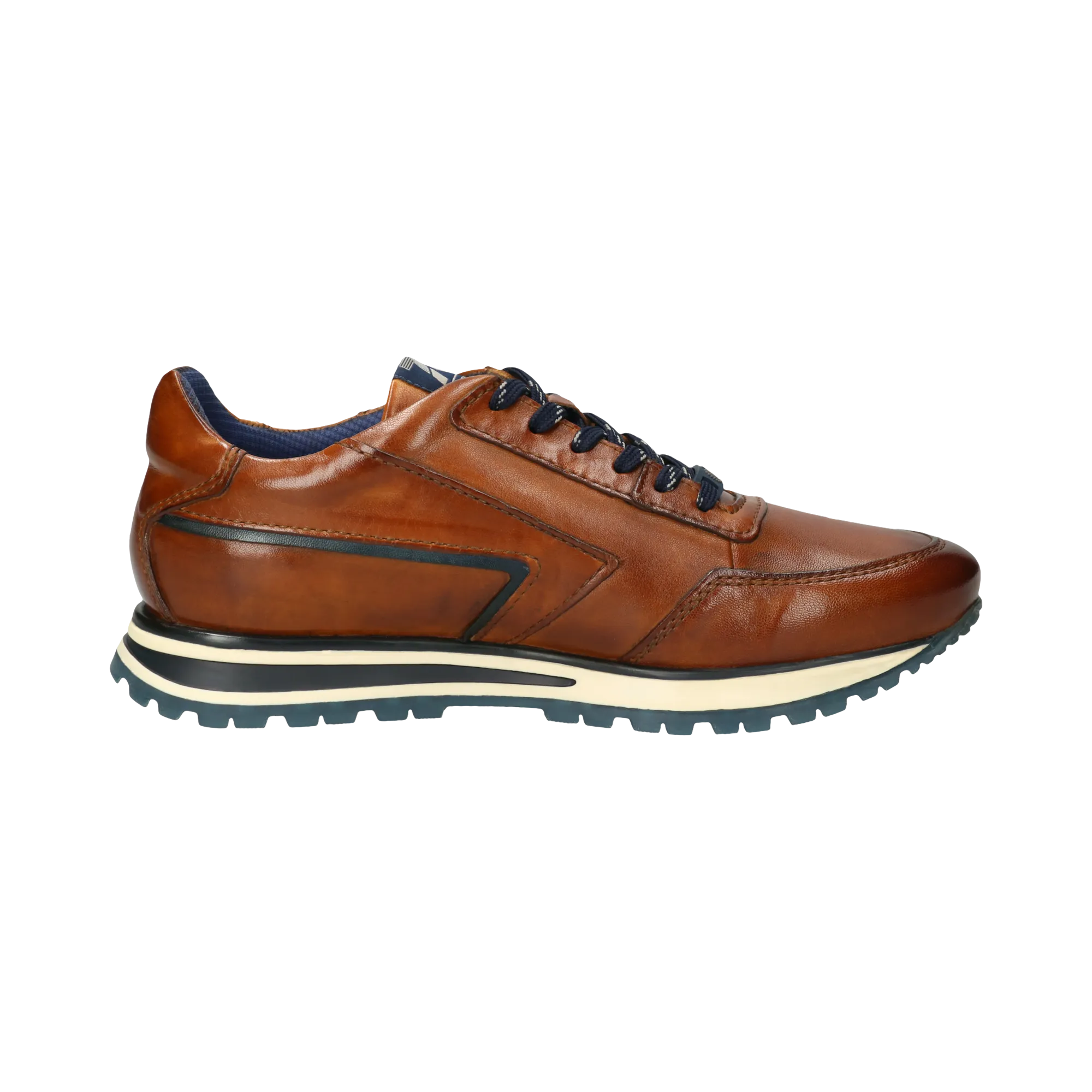 Leder Sneaker cognac
