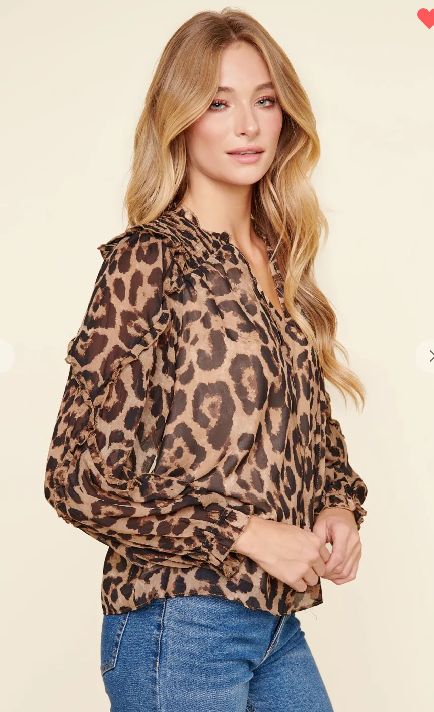 Leopard Blouse