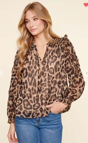 Leopard Blouse