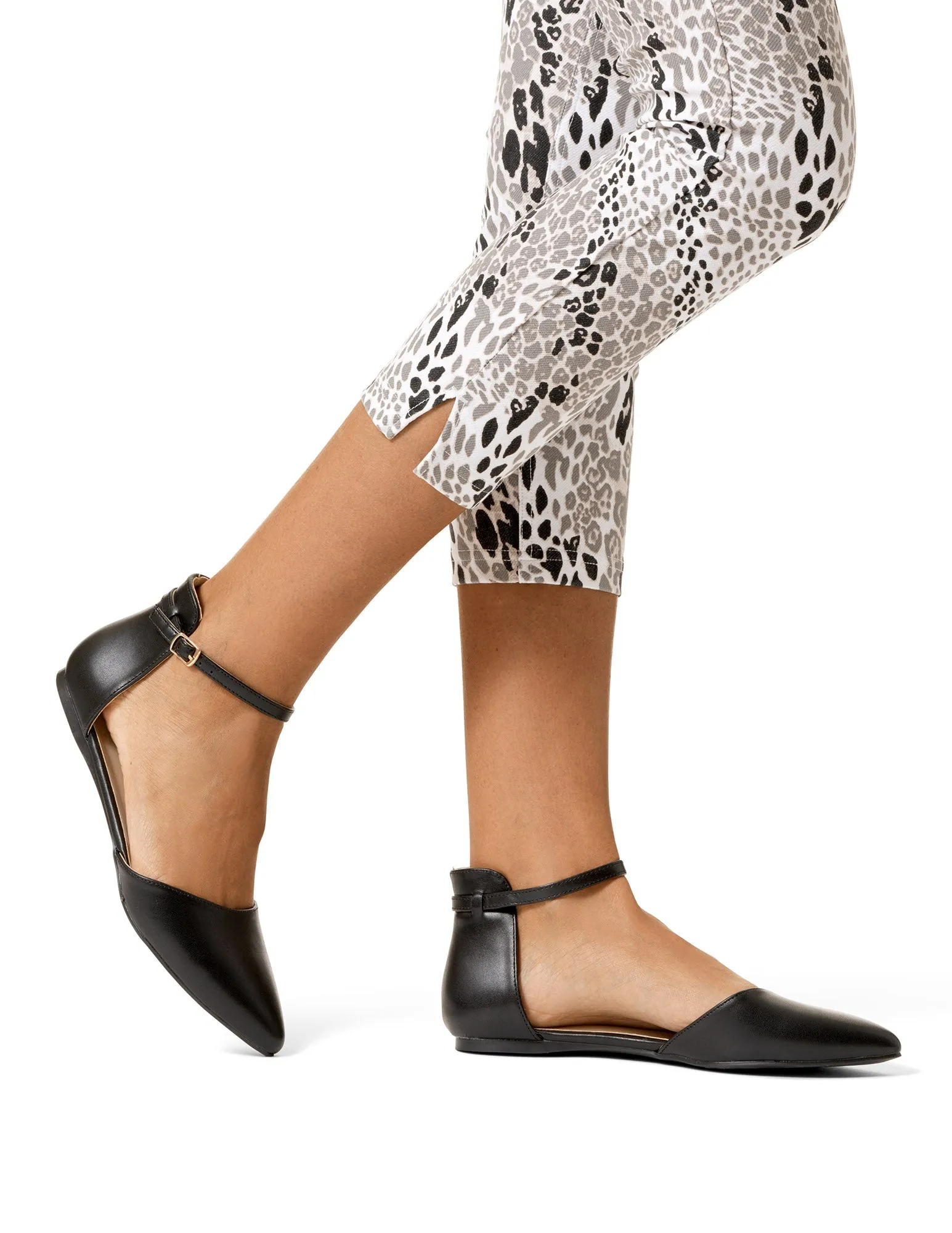 Leopard Essential Denim Capri