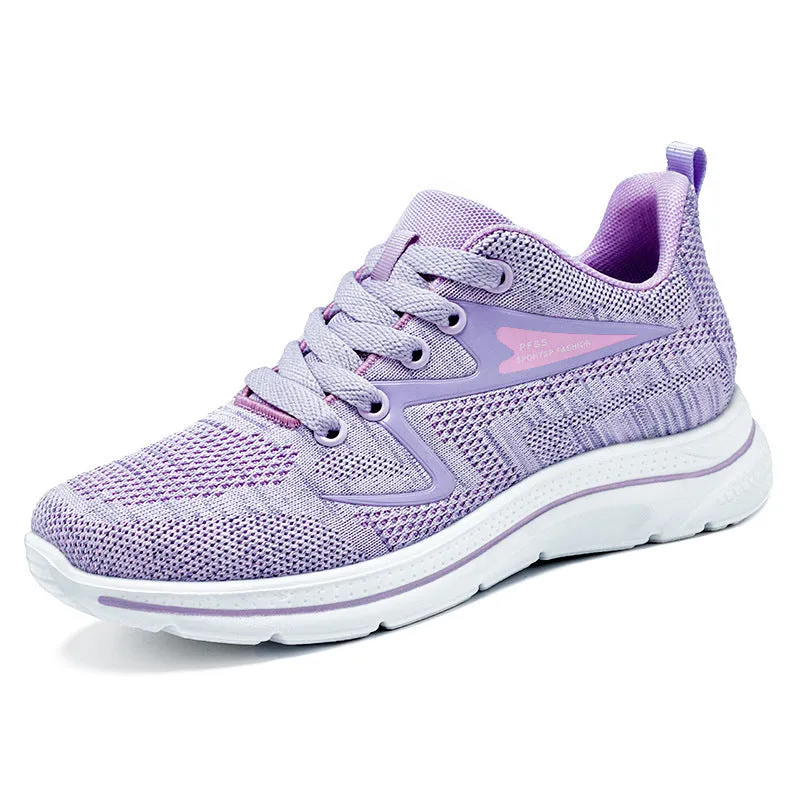 Lightweight Breathable Sneakers for Women with Almond Toe