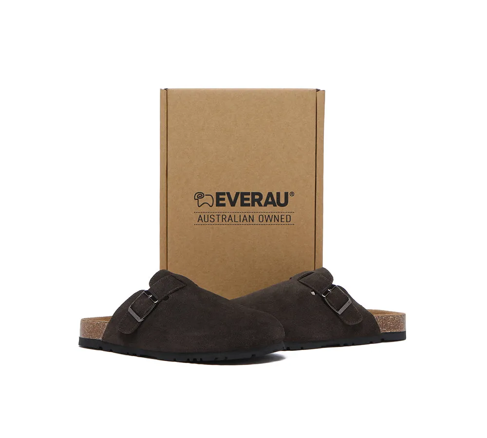 Men Adjustable Buckled Straps Slip-on Flat Sandal Slides Large Size Mason