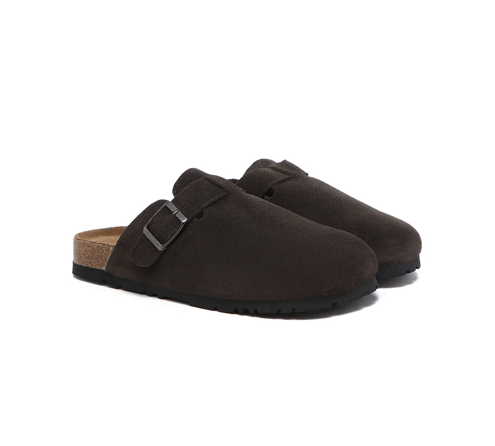 Men Adjustable Buckled Straps Slip-on Flat Sandal Slides Large Size Mason