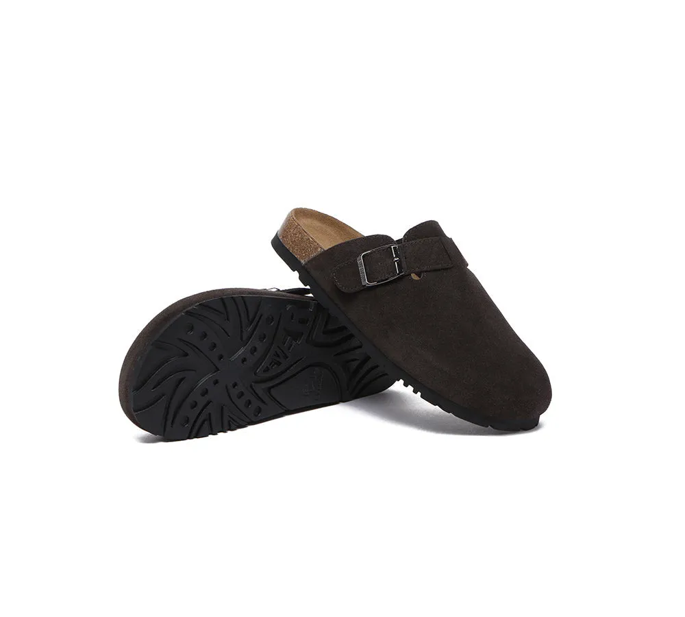 Men Adjustable Buckled Straps Slip-on Flat Sandal Slides Large Size Mason