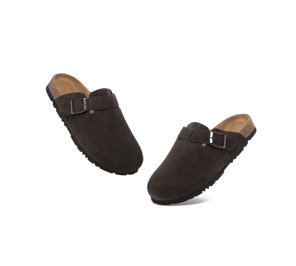 Men Adjustable Buckled Straps Slip-on Flat Sandal Slides Large Size Mason