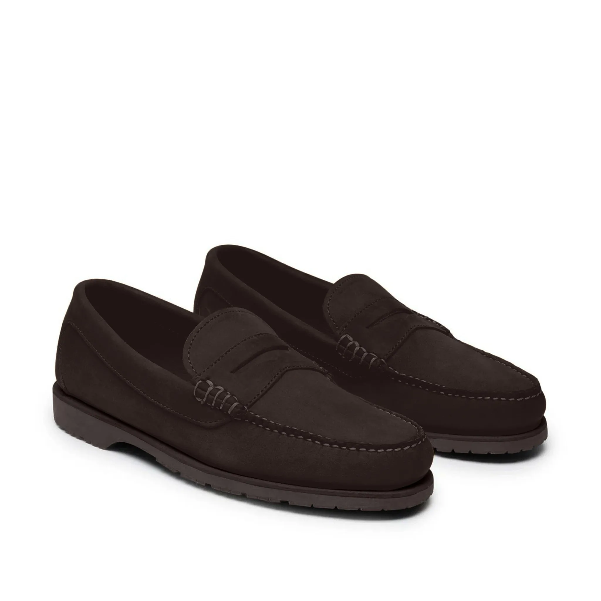 Men’s Penny Nubuck LE: Dark Brown
