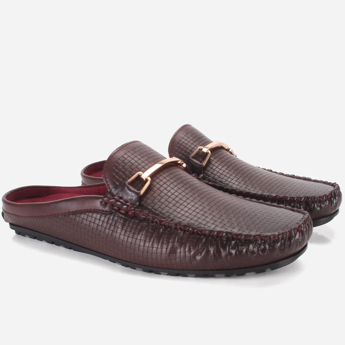 Mens "ZUMA" Casual Open-Back Everyday Mocassins