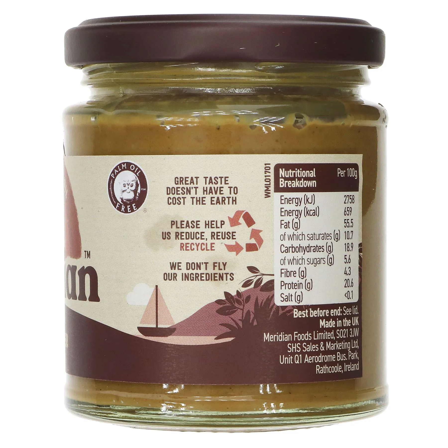 Meridian | Cashew Butter Smooth | 170G