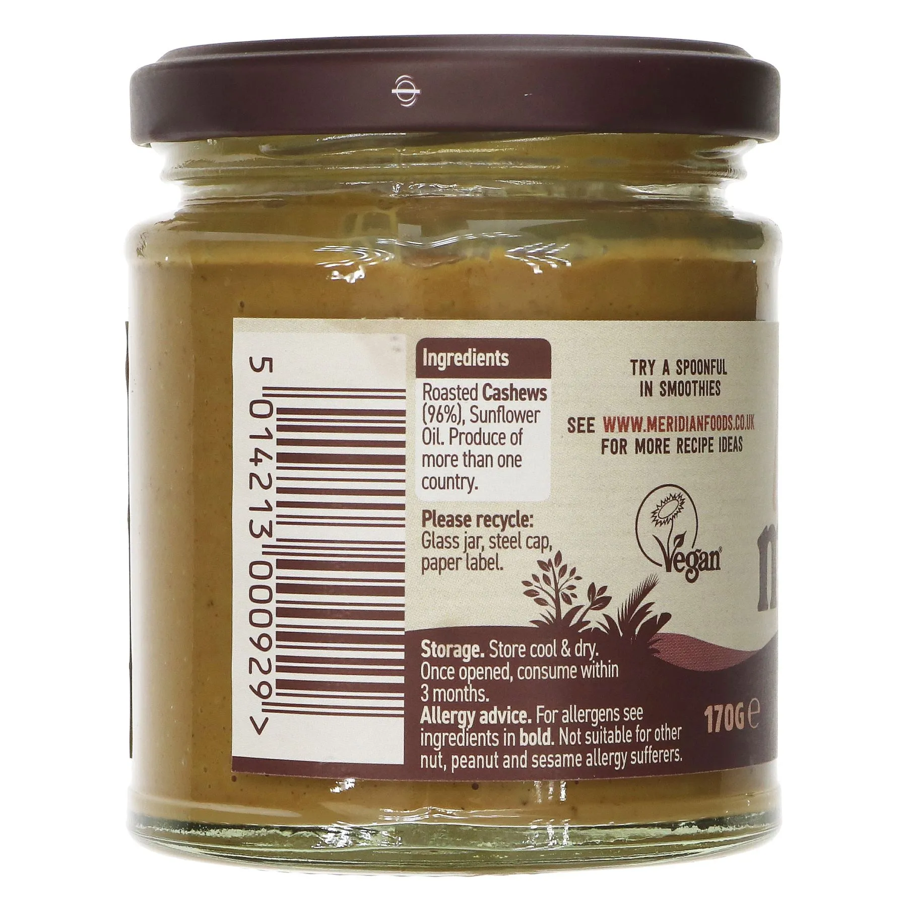 Meridian | Cashew Butter Smooth | 170G
