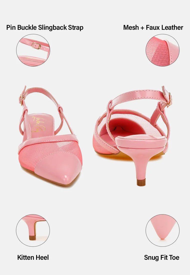 Mesh Slingback Sandals by RUW