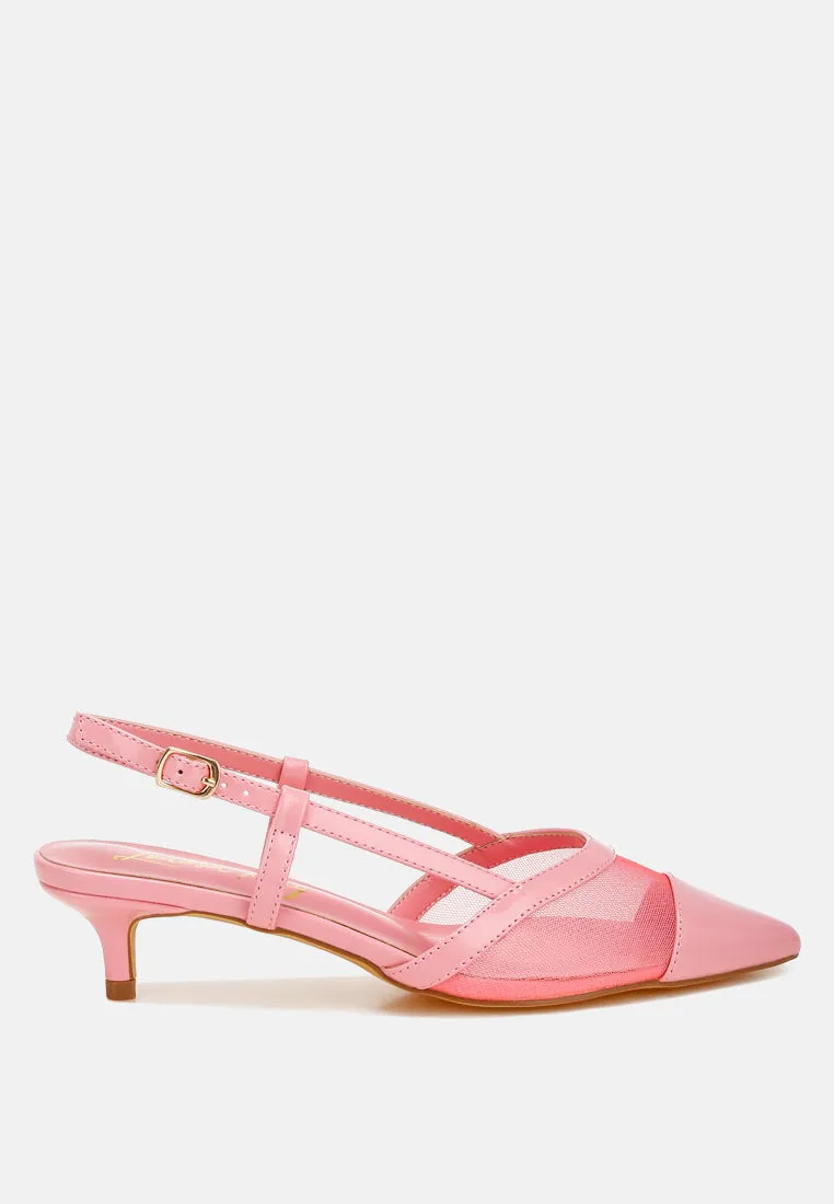 Mesh Slingback Sandals by RUW