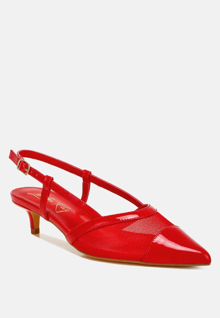 Mesh Slingback Sandals by RUW