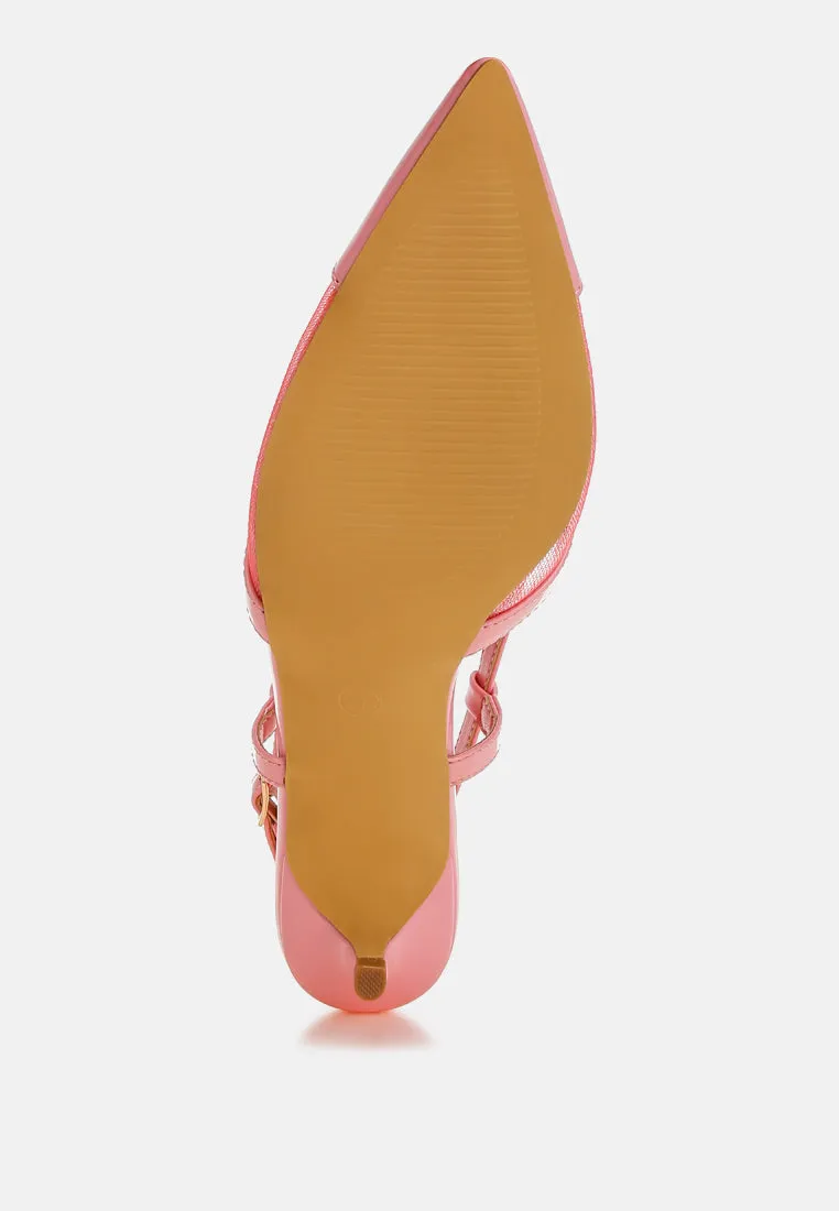 Mesh Slingback Sandals by RUW