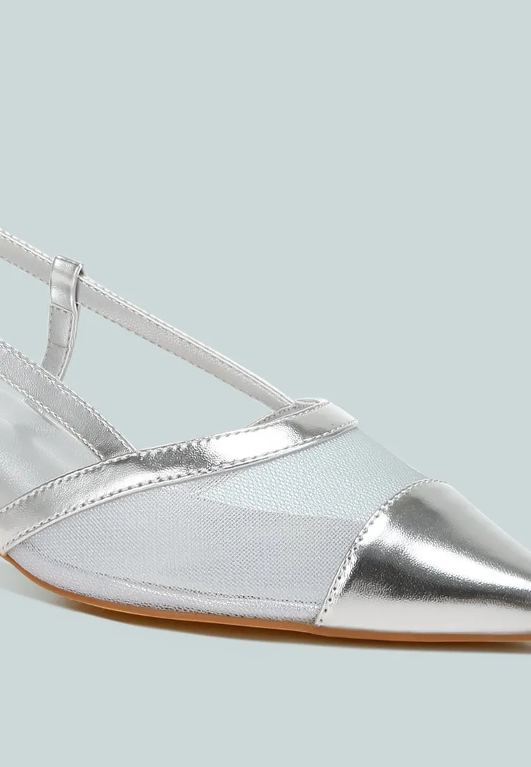 Mesh Slingback Sandals by RUW