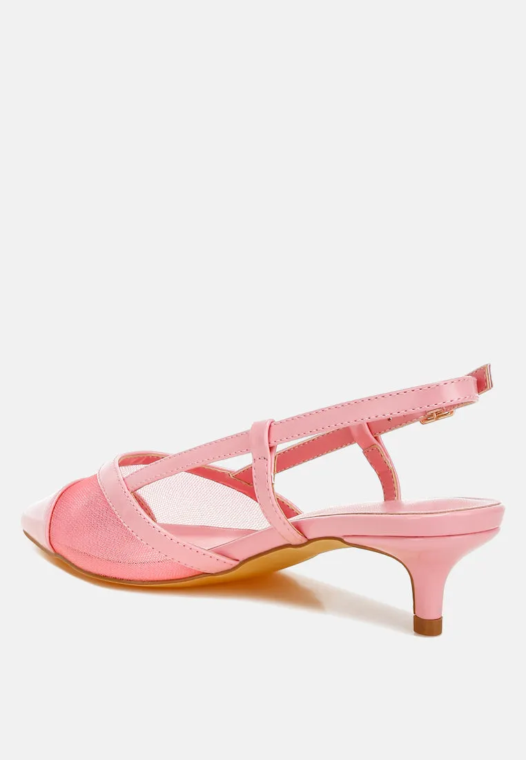 Mesh Slingback Sandals by RUW