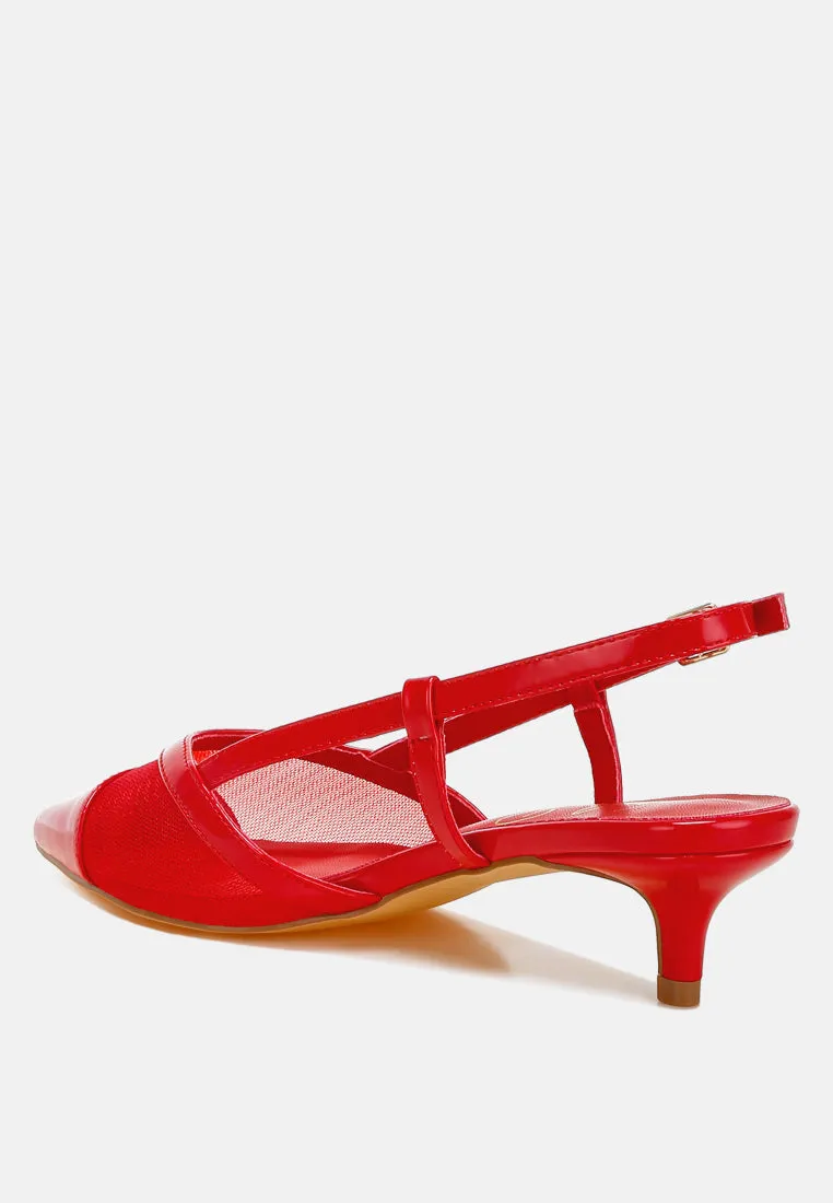 Mesh Slingback Sandals by RUW