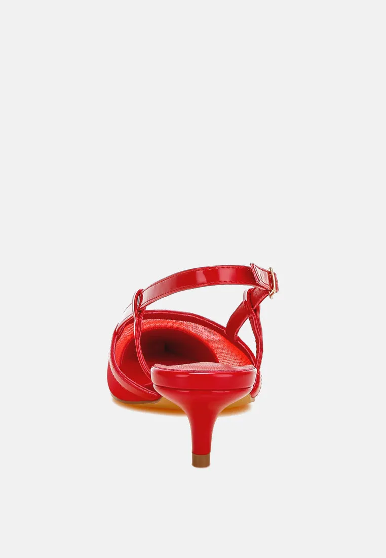 Mesh Slingback Sandals by RUW