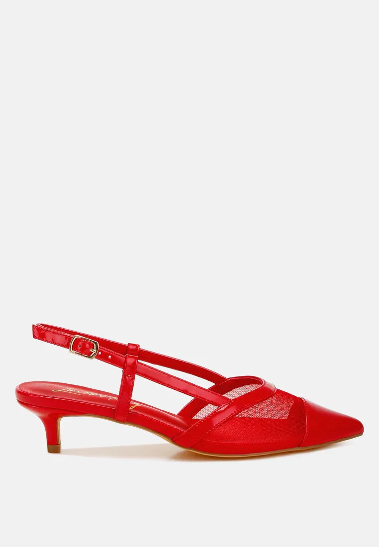 Mesh Slingback Sandals by RUW