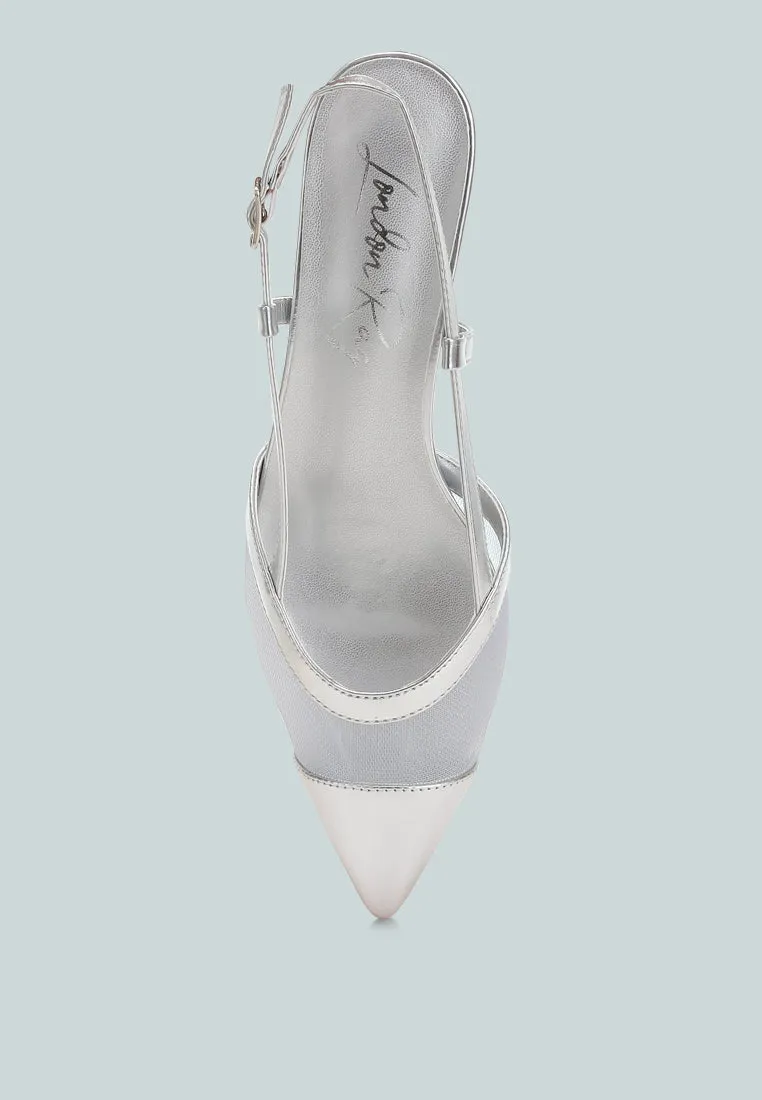 Mesh Slingback Sandals by RUW