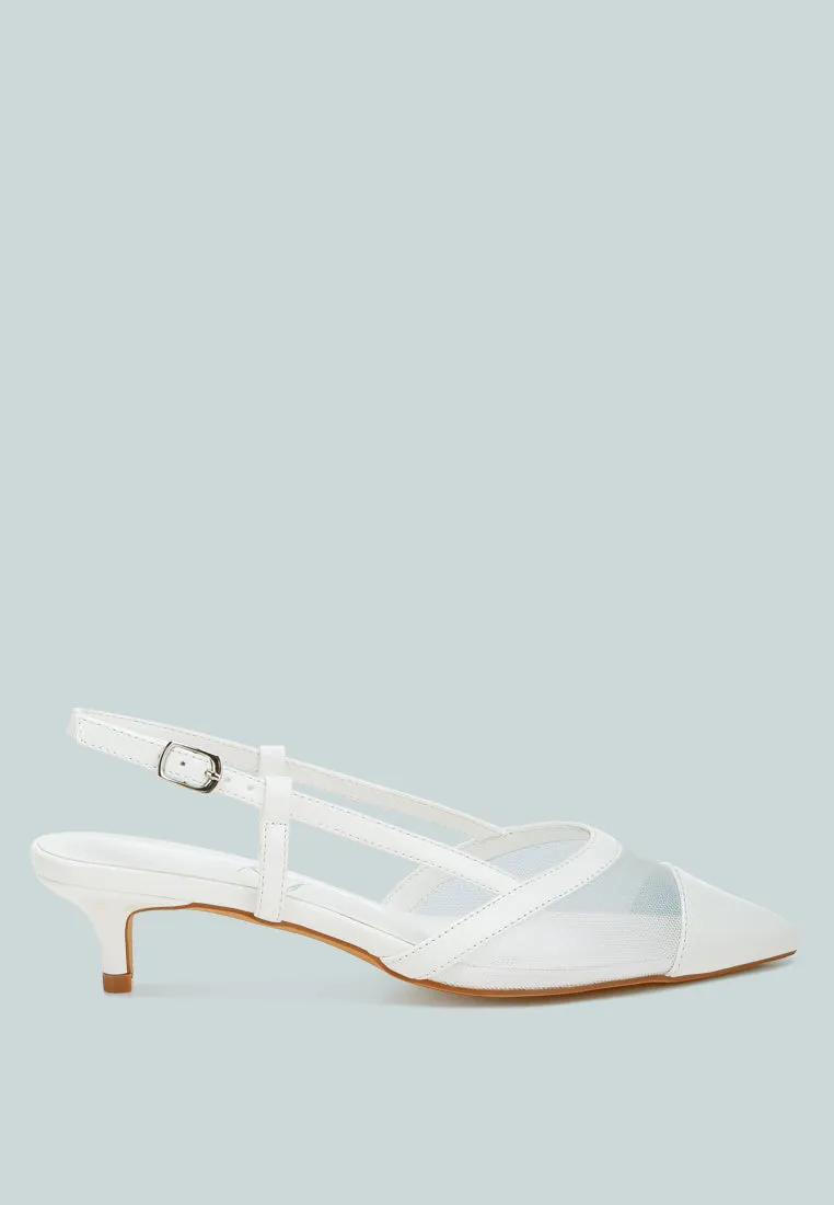 Mesh Slingback Sandals by RUW