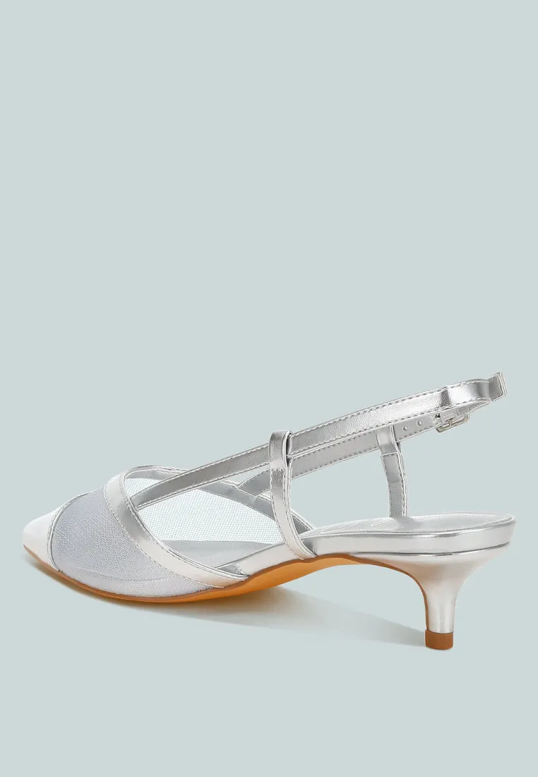 Mesh Slingback Sandals by RUW