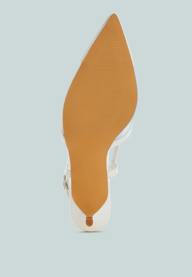 Mesh Slingback Sandals by RUW