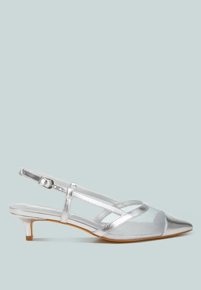 Mesh Slingback Sandals by RUW