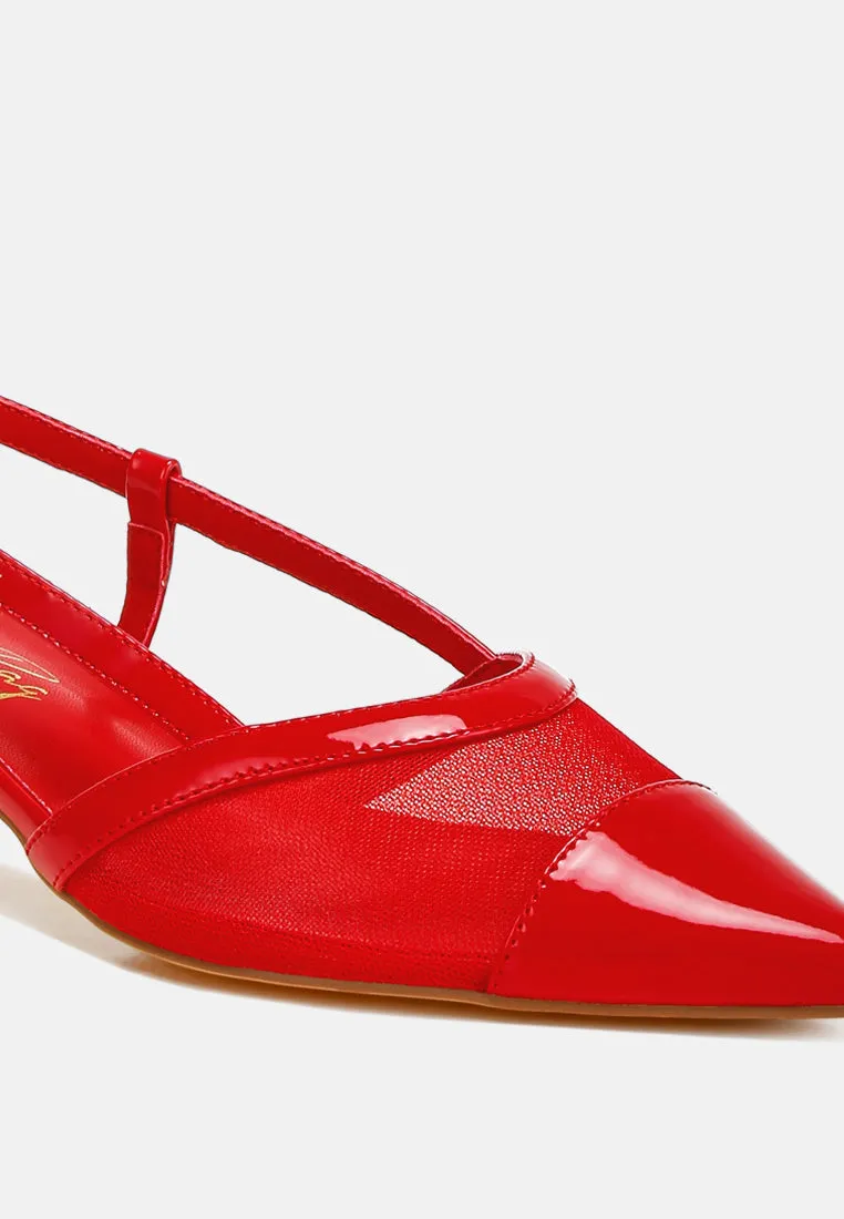 Mesh Slingback Sandals by RUW