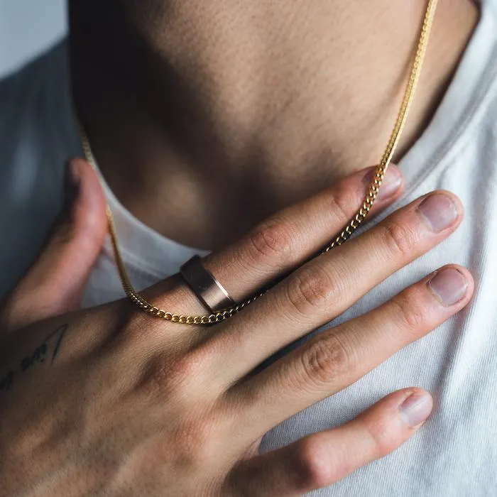 Minimal Cuban Chain - 24KT Gold