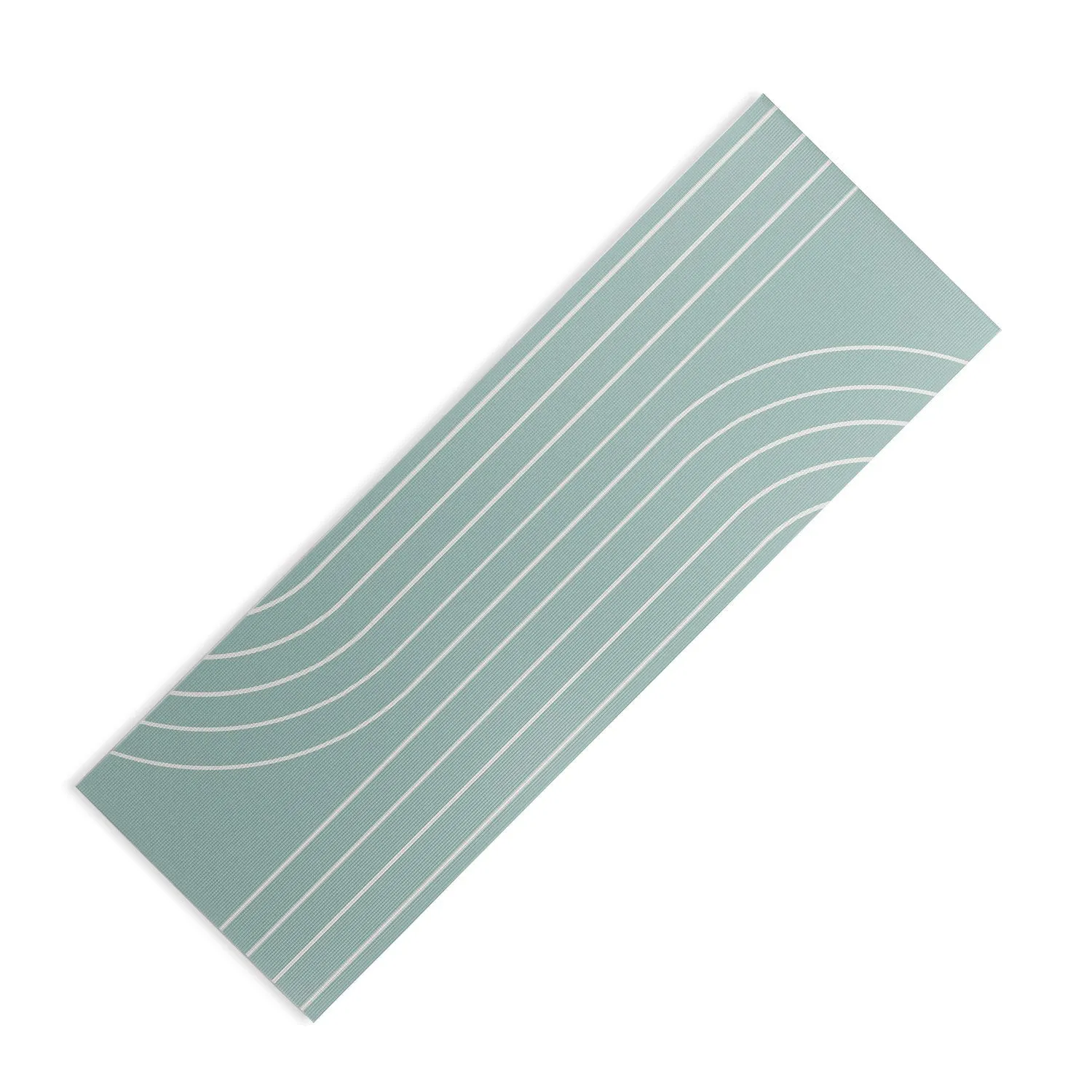 Minimal Line Curvature Sage Yoga Mat