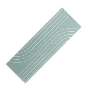 Minimal Line Curvature Sage Yoga Mat