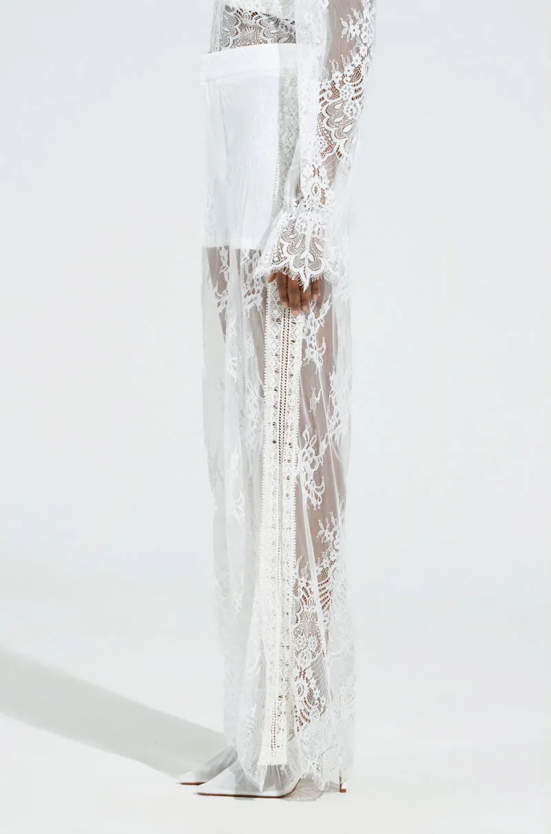 MISS ME YET LACE TROUSER